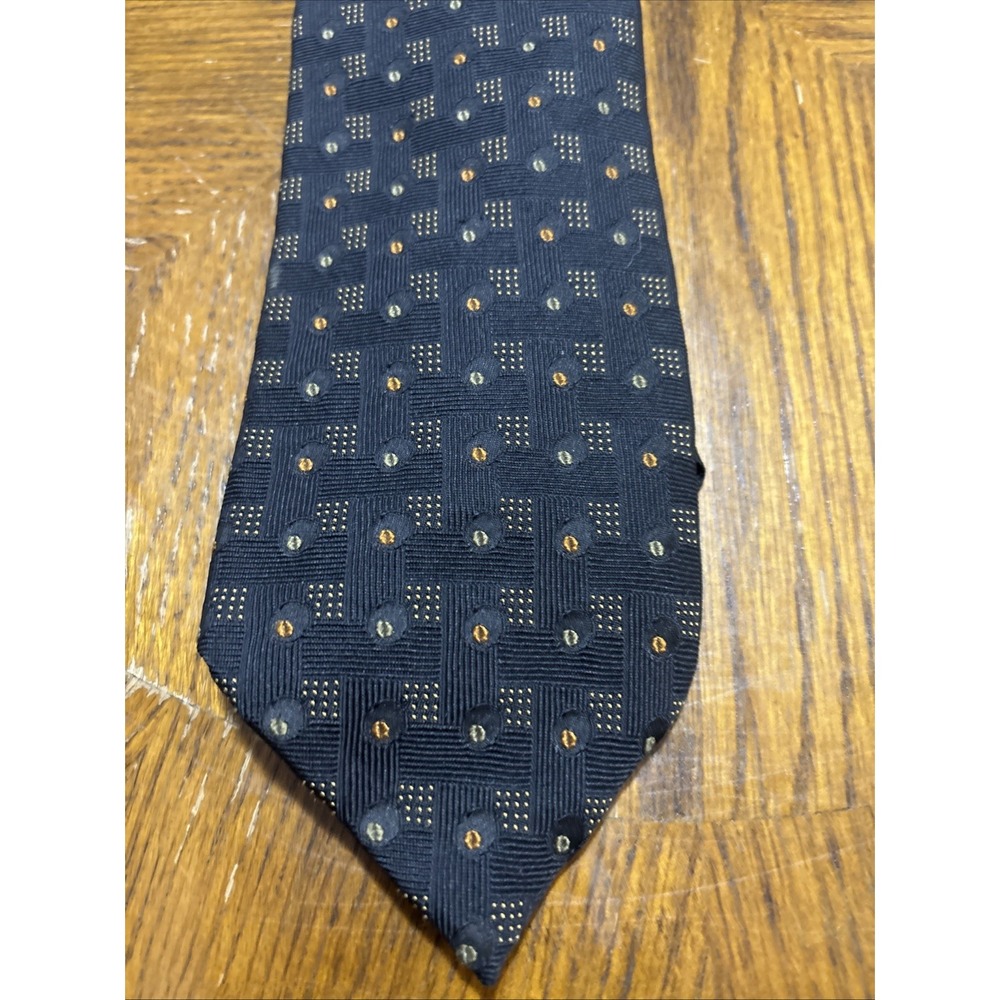 JZ Richards Silk Tie Mens Silk‎ Floral Medallion Necktie Classic Made in USA